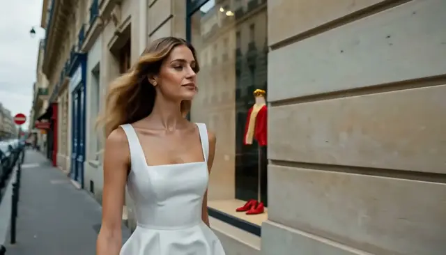Elegant Parisian Fashion Film Prompt