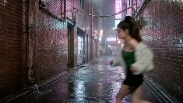 Cinematic Cyberpunk Night Walk