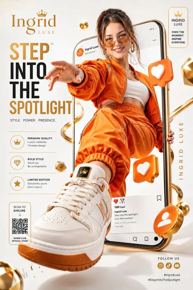Luxury Fashion Ad Poster Generator