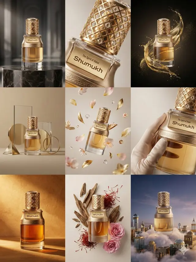 Luxury Product Photography Grid: 9 Unique Concepts