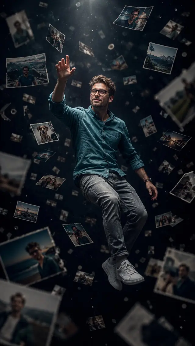 Surreal Cinematic Identity Portrait Prompt