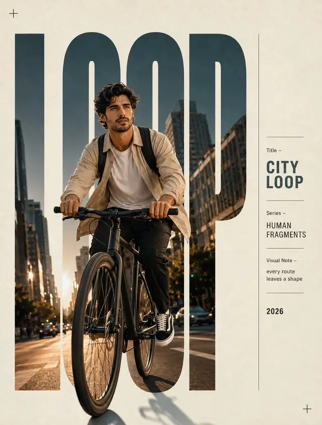 Luxury Urban Editorial Poster Prompt