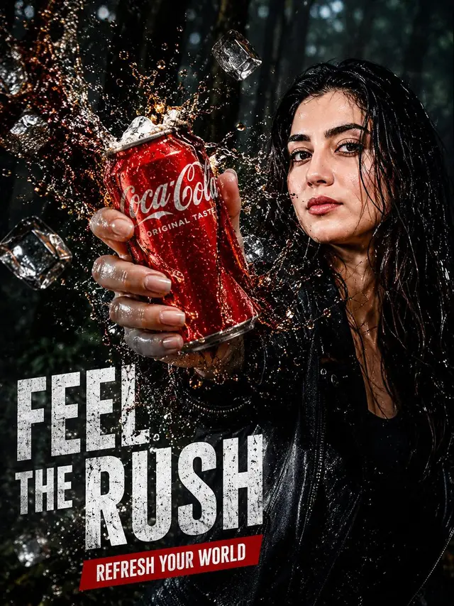 Cinematic Coca-Cola Ad Creation