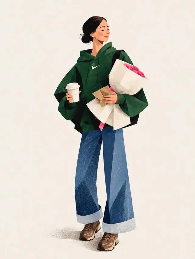 Minimalist Fashion Illustration Prompt