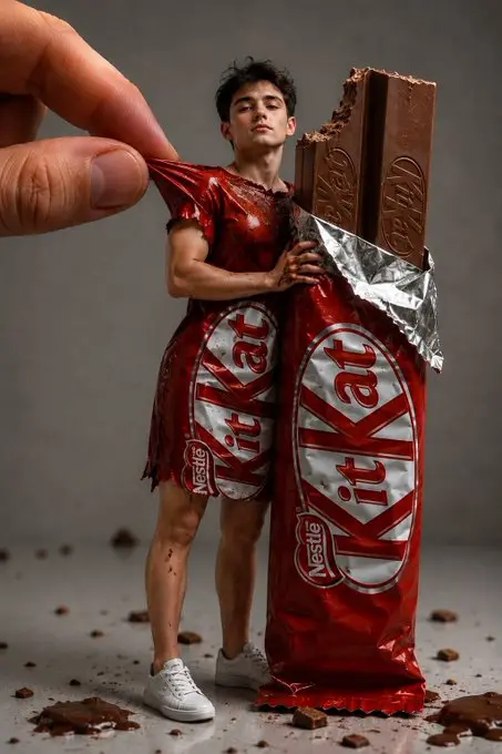 Miniature Magic: KitKat Fantasy Photography