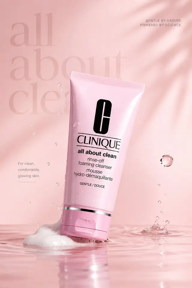 Luxury Skincare Splash Ad