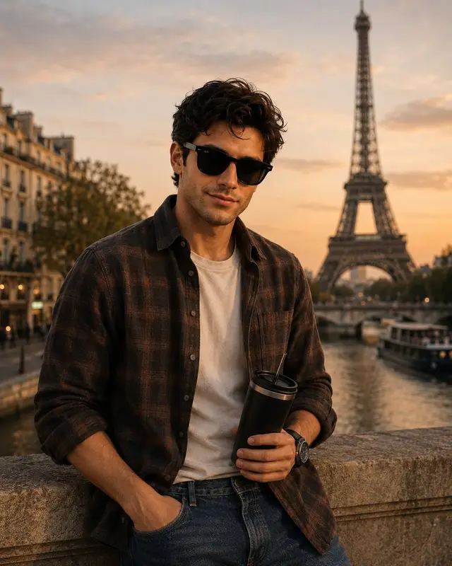 Cinematic Parisian Portrait Prompt