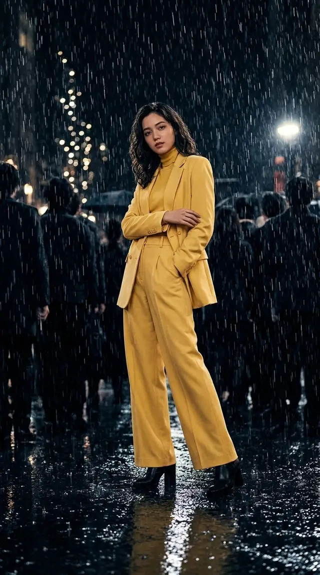 Cinematic Rainy City Scene Prompt (2 of 2)